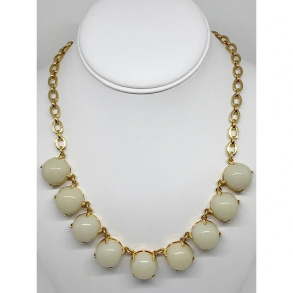 J. Crew Cream Bauble Necklace - Picture 1 of 3